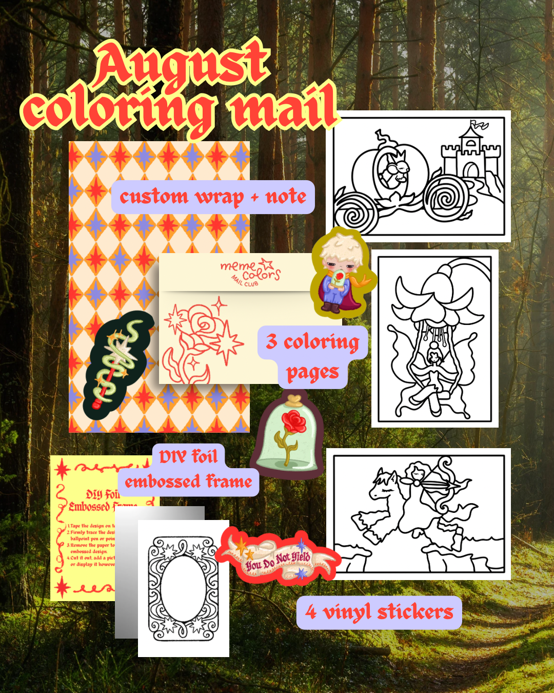 Coloring Mail Club (full tier)