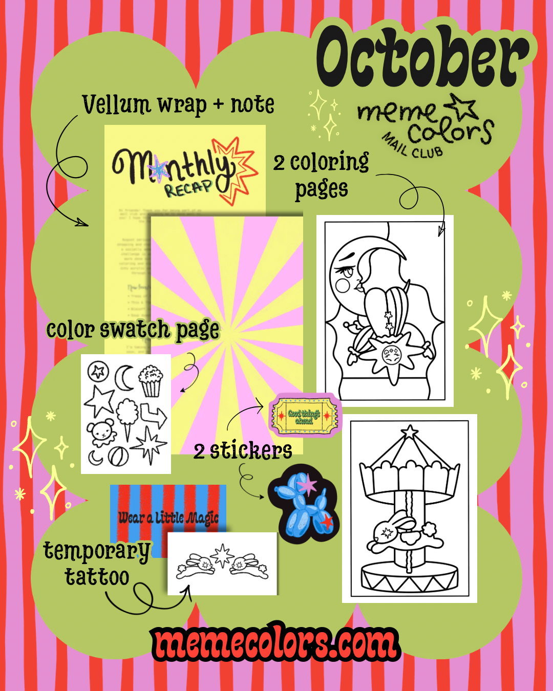 Coloring Mail Club (full tier)