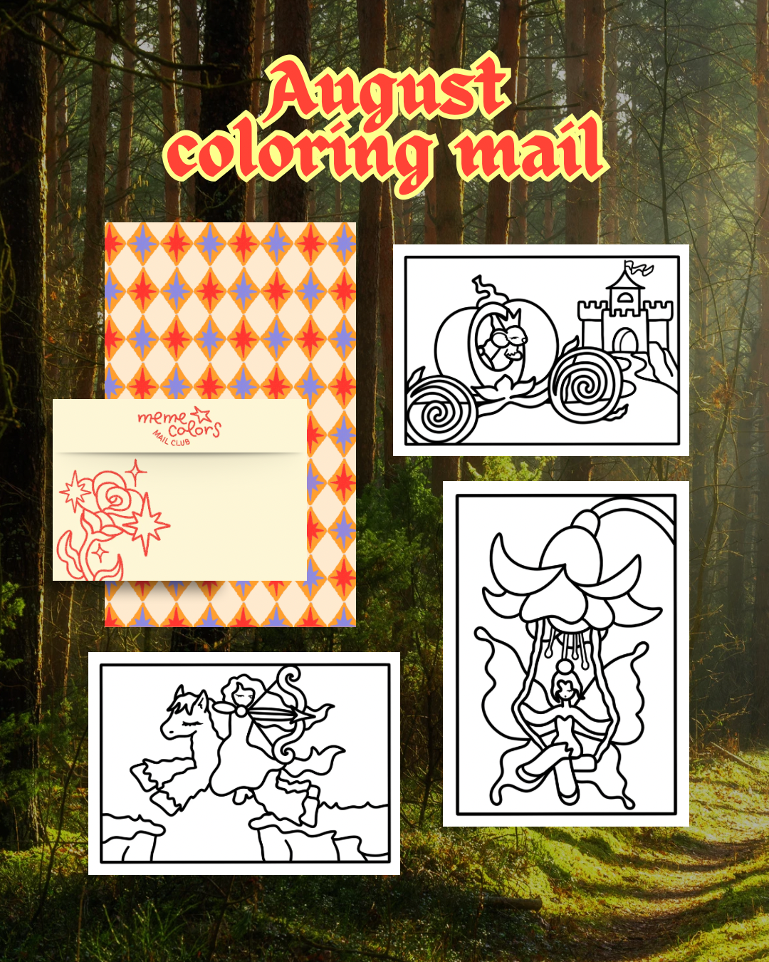 Coloring Mail Club (pages tier)