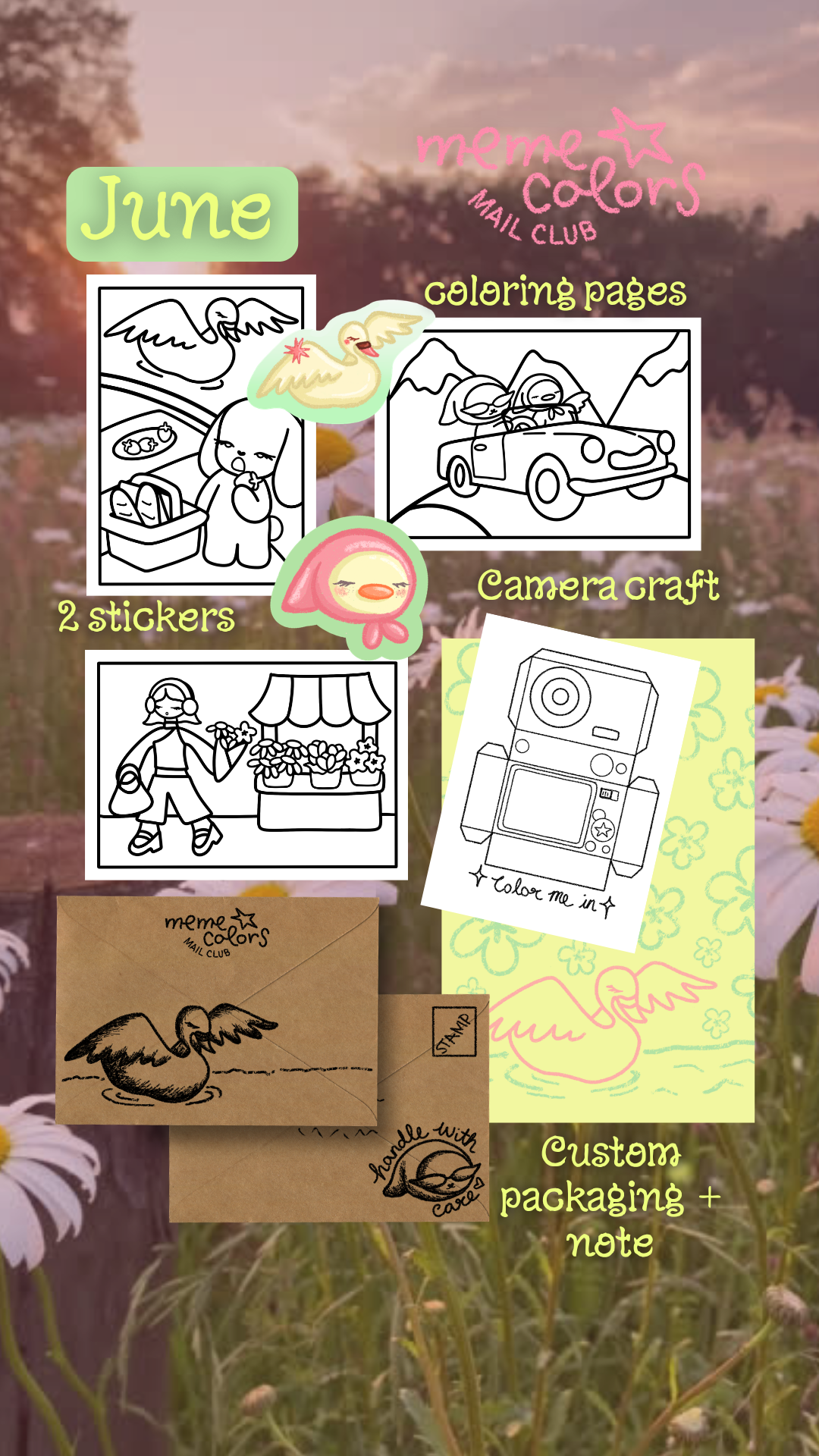 Coloring Mail Club (full tier)