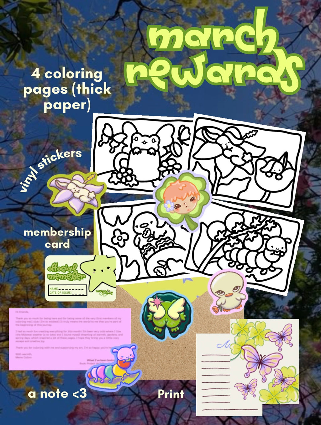Coloring Mail Club